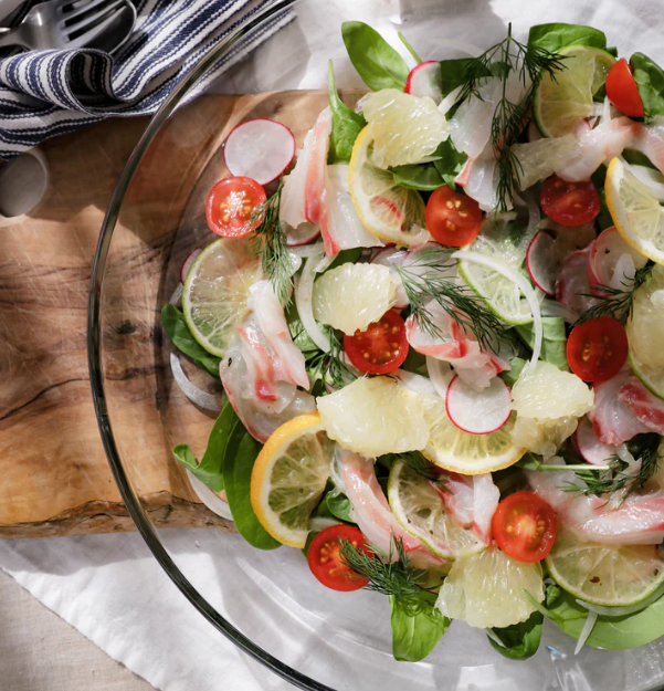 カボスドレッシングを使った料理